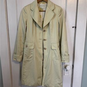 Women's Celery Green Trench